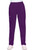 Cherokee Workwear Originals Women's Petite and Tall Tapered Leg Pull-On Utility Scrub Pants - Tall - 33 Inch Inseam - Eggplant