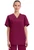 Cherokee Workwear Originals Unisex V-Neck Scrub Top - Regular - 29 Inch Back Length - Wine