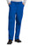 Cherokee Workwear Originals Men's Short and Tall Tapered Leg Cargo Scrub Pants - Tall - 36 Inch Inseam - Royal