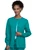 Cherokee Workwear Originals Women's Snap Front Warm-Up Scrub Jacket - Teal Blue
