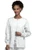 Cherokee Workwear Originals Women's Snap Front Warm-Up Scrub Jacket - White
