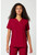 Cherokee Workwear Originals Women's Dolman Sleeve V-Neck Scrub Top - Red