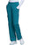 Cherokee Workwear Core Stretch Women's Adjustable Length Straight Leg Scrub Pants - Caribbean Blue
