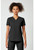 Cherokee Workwear Professionals Women's Shirttail Hem V-Neck Scrub Top - Black