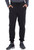 Cherokee Allura Men's Short and Tall Mid Rise Jogger Scrub Pants - Short - 28 Inch Inseam - Black