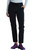 Cherokee Allura Women's Petite and Tall Mid Rise Tapered Leg Scrub Pants - Petite - 26 1/2 Inch Inseam - Black