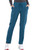 Cherokee Allura Women's Petite and Tall Mid Rise Tapered Leg Scrub Pants - Tall - 32 Inch Inseam - Caribbean Blue
