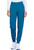 Cherokee Allura Women's Petite and Tall Mid Rise Jogger Scrub Pants - Petite - 26 Inch Inseam - Caribbean Blue