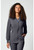 Cherokee Allura Women's Zip Front Scrub Jacket - Pewter