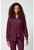Cherokee Allura Women's Zip Front Scrub Jacket - Wine