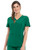 Cherokee Allura Women's Shirttail Hem V-Neck Scrub Top - Hunter Green