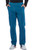 Cherokee Allura Men's Short and Tall Natural Rise Straight Leg Scrub Pants - Short - 29 1/2 Inch Inseam - Caribbean Blue