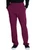 Cherokee Allura Men's Short and Tall Natural Rise Straight Leg Scrub Pants - Short - 29 1/2 Inch Inseam - Wine