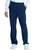 Cherokee Allura Men's Short and Tall Natural Rise Straight Leg Scrub Pants - Tall - 35 Inch Inseam - Navy