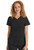 Healing Hands Purple Label Women's Jane Henley Neck Scrub Top - Black