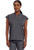Healing Hands Purple Label Women's Journey Mandarin Collar Scrub Top - Pewter