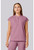 Healing Hands Purple Label Women's Journey Mandarin Collar Scrub Top - Powder Puff Pink