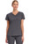 Healing Hands Purple Label Women's Juliet V-Neck Scrub Top - Pewter