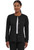 Healing Hands Purple Label Women's Daisy Snap Front Scrub Jacket - Black
