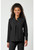 Healing Hands Purple Label Women's Dakota Zip Front Scrub Jacket - Black