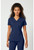Healing Hands Purple Label Women's Jasmin V-Neck Scrub Top - Navy
