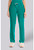 Cherokee Achieve Women's Petite and Tall Straight Leg Scrub Pants - Petite - 28 1/2 Inch Inseam - Teal Blue