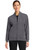 Cherokee Achieve Women's Zip Front Warm-Up Scrub Jacket - Pewter