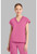 Cherokee In Pursuit Women's Dolman Sleeve V-Neck Scrub Top - Tropical Pink