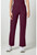 Cherokee In Pursuit Women's Petite and Tall Straight Leg Scrub Pants - Petite - 28 Inch Inseam - Wine