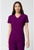 Cherokee In Pursuit Women's V-Neck Scrub Top - Wine