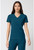 Cherokee In Pursuit Women's V-Neck Scrub Top - Caribbean Blue