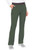 Med Couture Touch Women's Petite and Tall Yoga Cargo Scrub Pants - Petite - 29 Inch Inseam - Olive