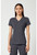 Med Couture Touch Women's V-Neck Shirttail Scrub Top - Pewter