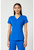 Med Couture Touch Women's V-Neck Shirttail Scrub Top - Royal