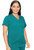 Med Couture Touch Women's V-Neck Shirttail Scrub Top - Teal