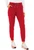 Med Couture Touch Women's Petite and Tall Jogger Yoga Scrub Pants - Petite - 26 1/2 Inch Inseam - Red