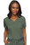 Med Couture Touch Women's Tuck-In V-Neck Scrub Top - Olive