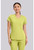 Med Couture Touch Women's Tuck-In V-Neck Scrub Top - Wasabi