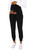 Med Couture Touch Women's Maternity Jogger Scrub Pants - Black