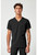 Med Couture Rothwear Touch Men's Cadence One Pocket Scrub Top - Black