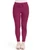 Cherokee Form Women's Mid Rise Tapered Leg Scrub Pants - Wine