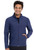 Cherokee Form Men's Zip Front Scrub Jacket - Navy
