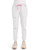 Med Couture AMP Women's Petite Mid Rise Jogger Scrub Pants - White