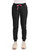 Med Couture AMP Women's Petite Mid Rise Jogger Scrub Pants - Black