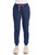 Med Couture AMP Women's Petite Mid Rise Jogger Scrub Pants - Navy
