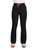 Med Couture AMP Women's Petite and Tall High Rise Flare Leg Scrub Pants - Petite - 28 1/2 Inch Inseam - Black