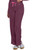 Med Couture AMP Women's Petite and Tall Wide Leg Pull-On Scrub Pants - Tall - 34 Inch Inseam - Wine