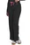 Med Couture AMP Women's Petite and Tall Wide Leg Pull-On Scrub Pants - Petite - 28 1/2 Inch Inseam - Black