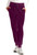 Healing Hands 360 Women's Petite and Tall Naya Jogger Scrub Pants - Tall - 30 1/2 Inch Inseam - Wine
