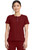 Healing Hands 360 Women's Crew Neck Scrub Top - Garnet Red
